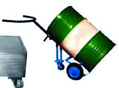 MS Three Wheeler Drum Trolley