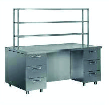 SS Work Table 3 Drawer + 3 Locker